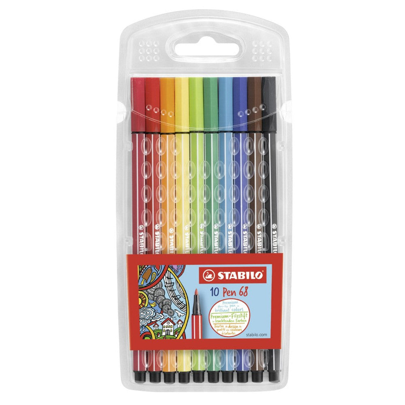 Stabilo | Pen 68 | Pack Of 10