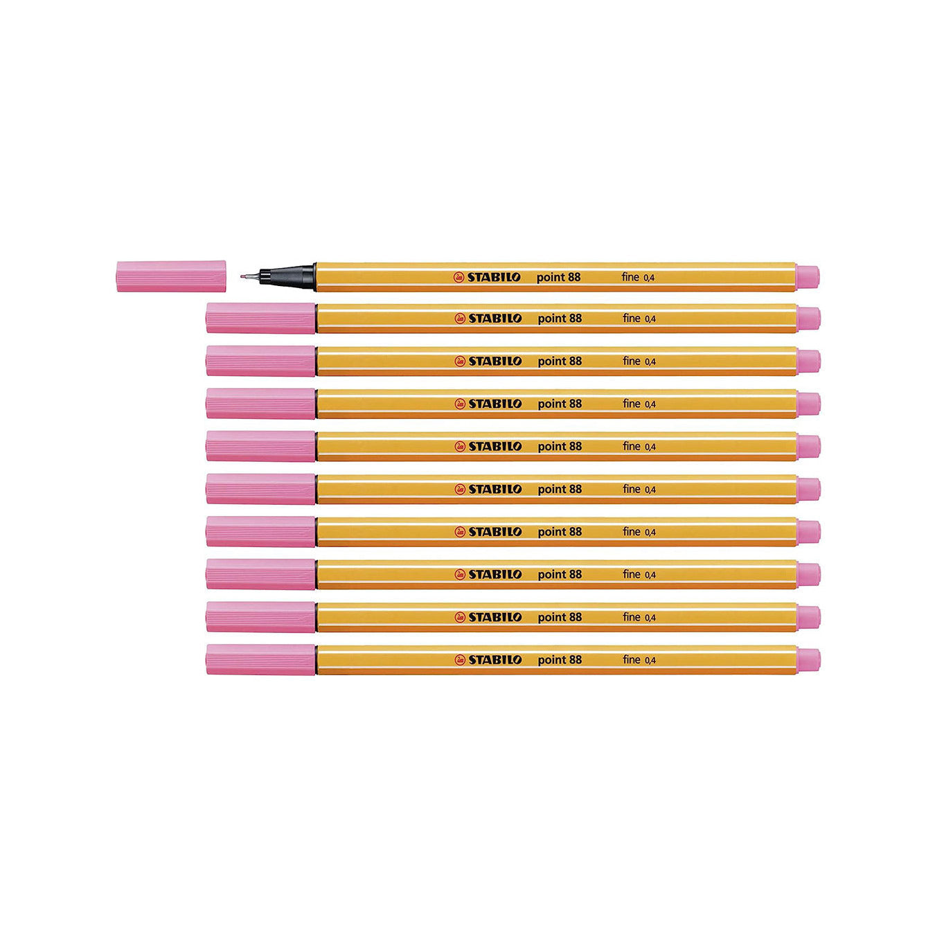 Stabilo | Point 88 | Fineliner | Light Pink | Pack Of 10