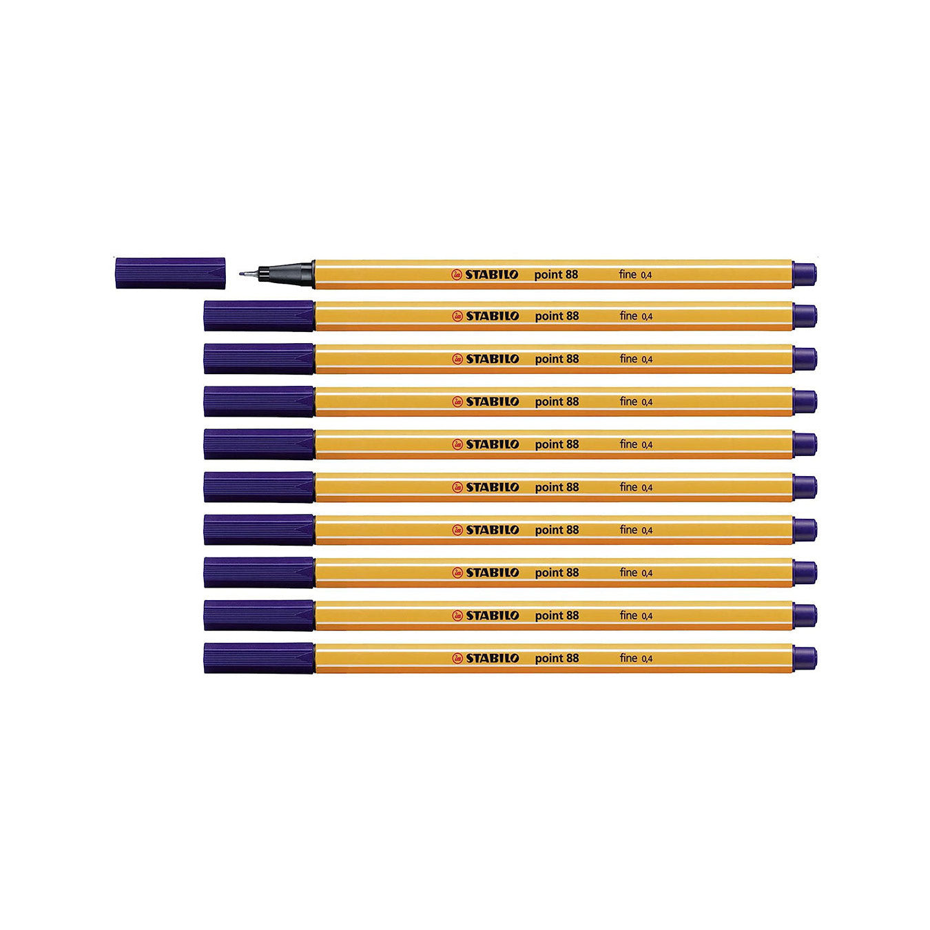 Stabilo | Point 88 | Fineliner | Night Blue | Pack Of 10