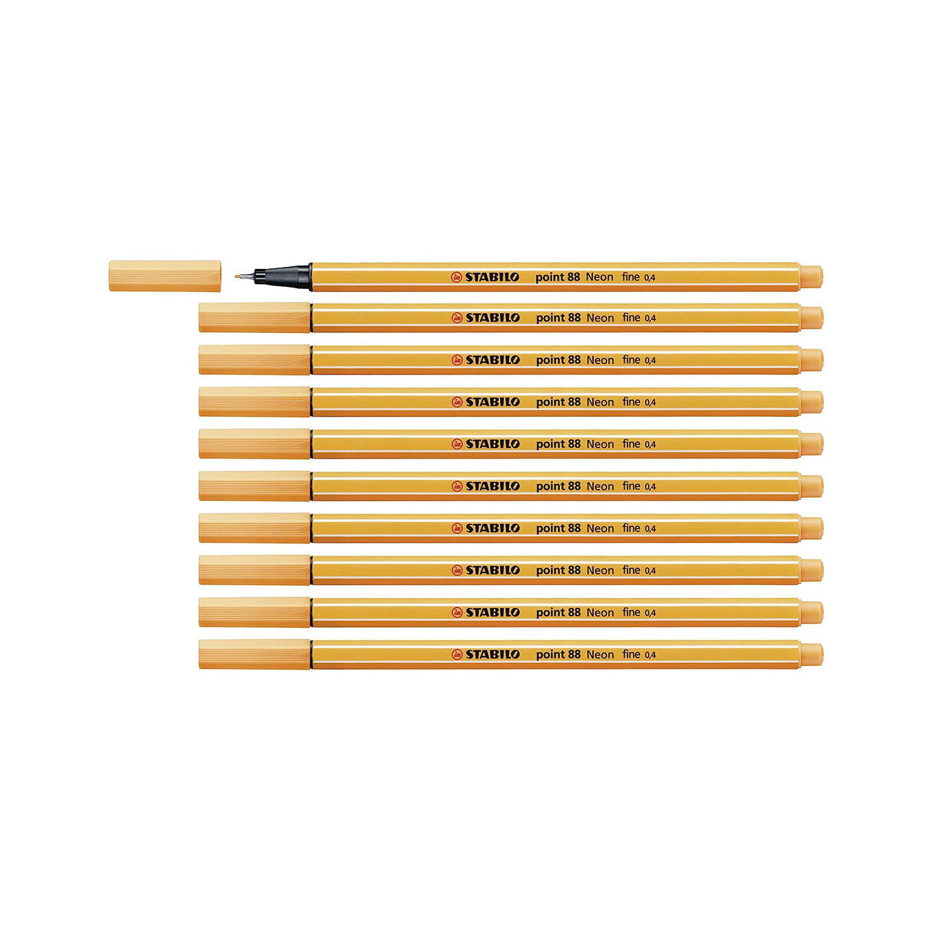 Stabilo | Point 88 | Fineliner | Orange | Pack Of 10