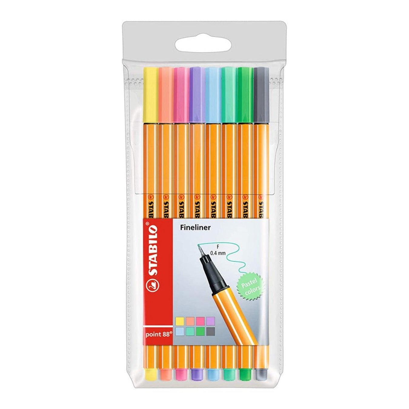 Stabilo | Point 88 | Fineliner | Pastel | Pack Of 8
