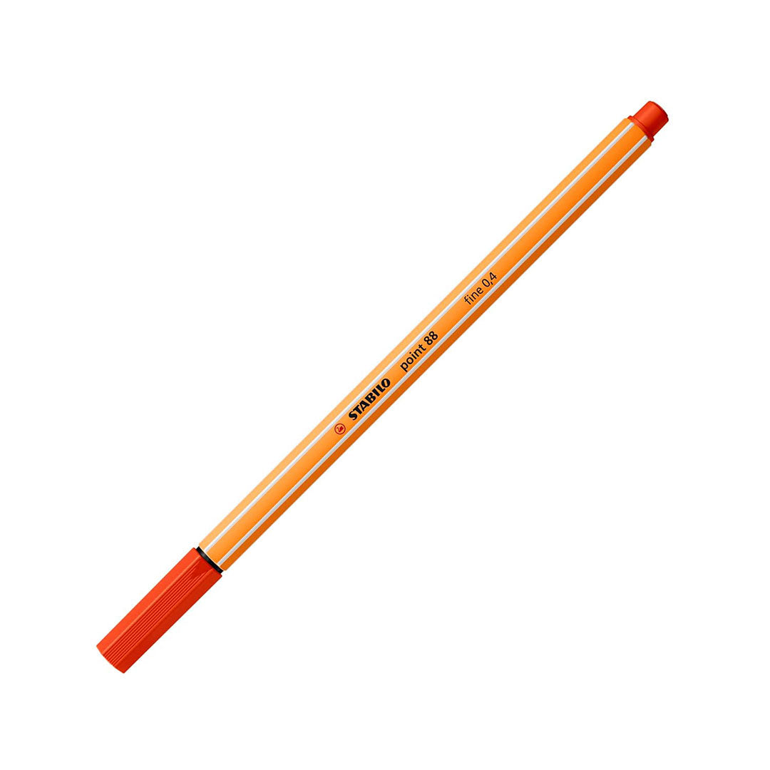 Stabilo | Point 88 | Fineliner | Red | Pack Of 10