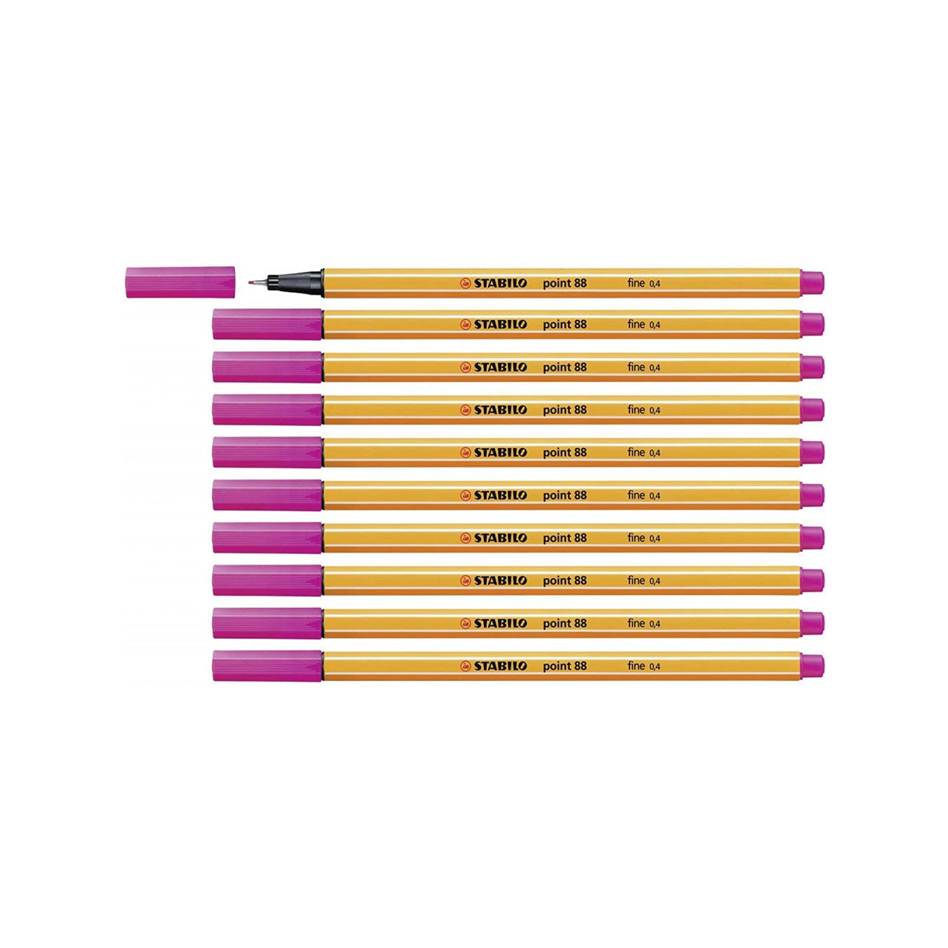 Stabilo | Point 88 | Fineliner | Pink | Pack Of 10