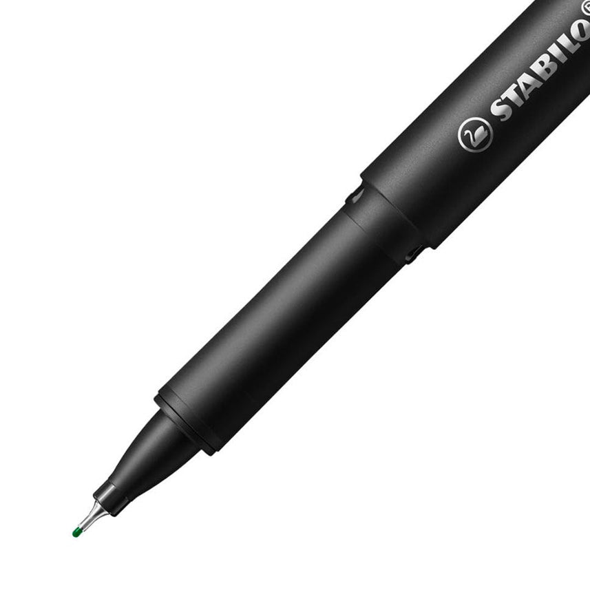 Stabilo dr!ver Premium Fineliner Green – Fine Nib, Pack of 5