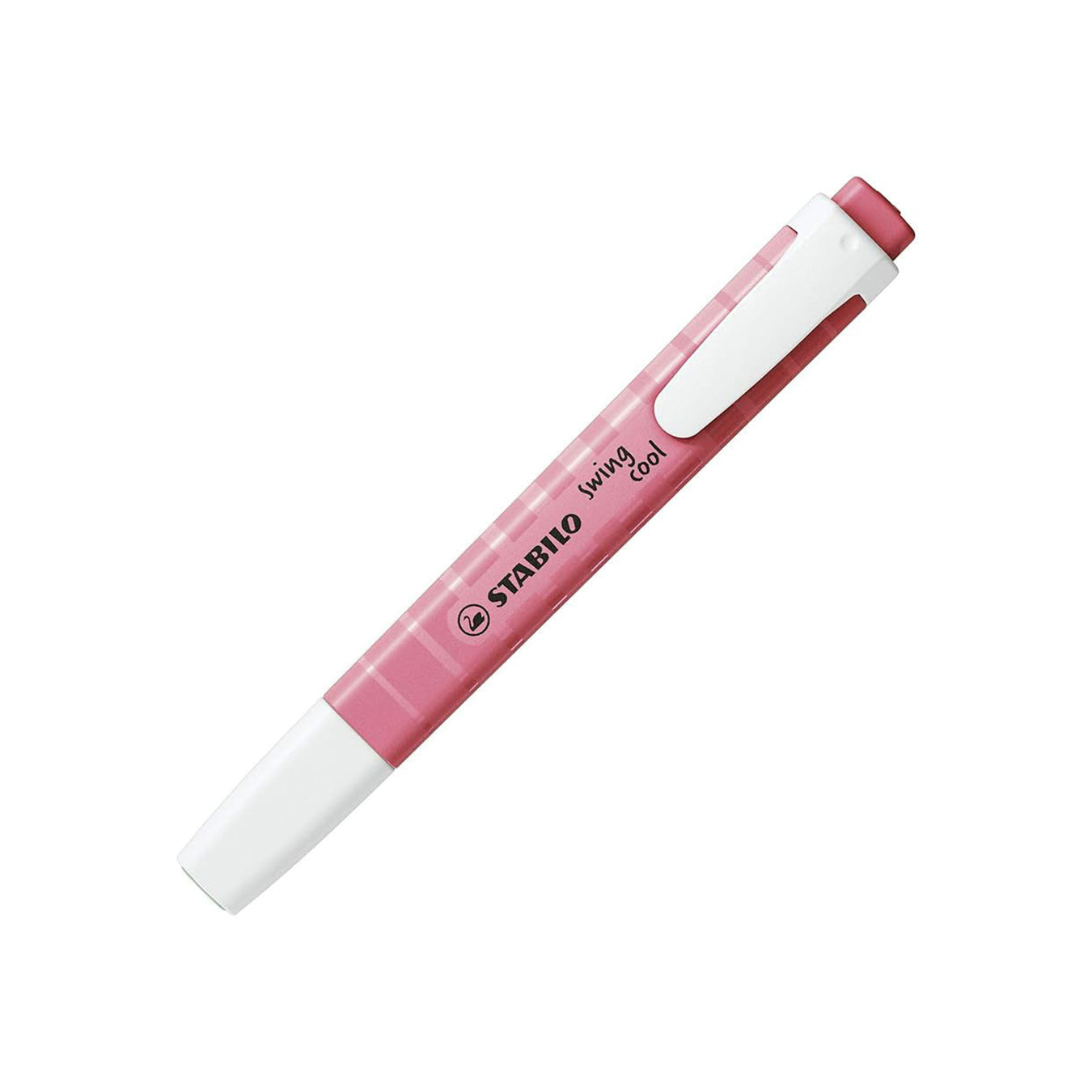 Stabilo | Swing Cool | Highlighter Pen | Pack of 4 | Cherry Blossom Pink, Dash of Lime, Cloudy Blue, Mellow Coral Red