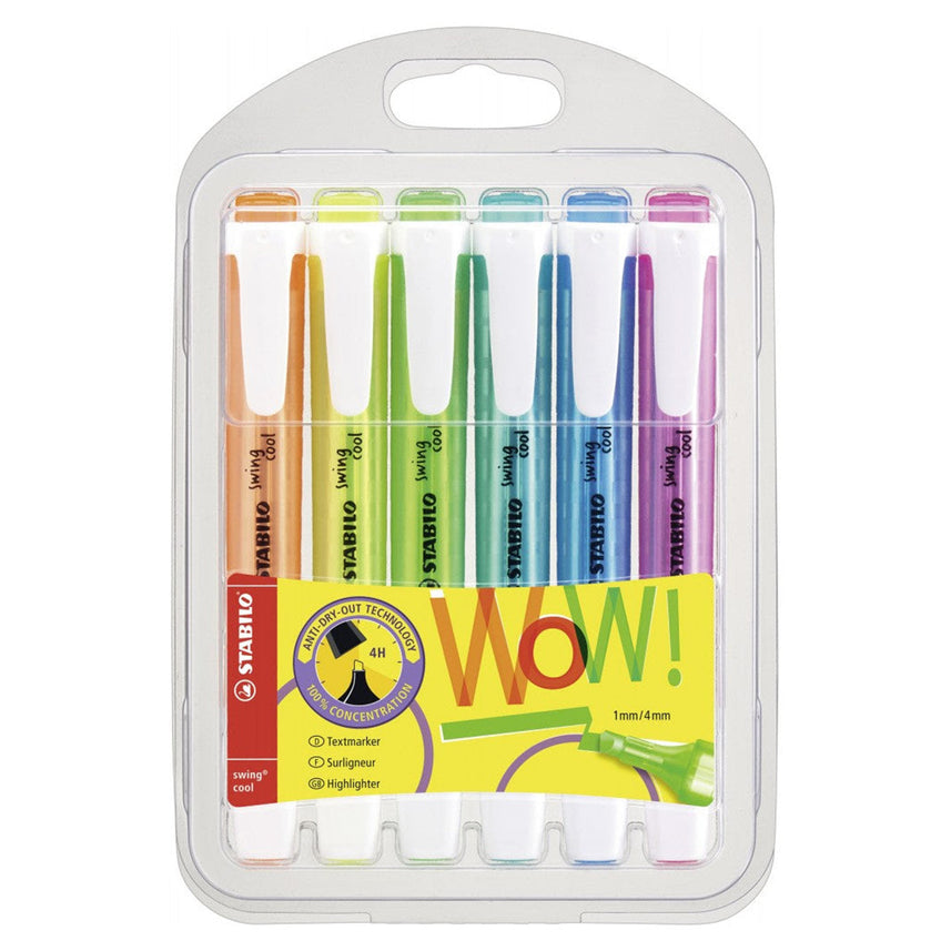 Stabilo | Swing Cool | Pack Of 6Pcs | Highlighter Pen