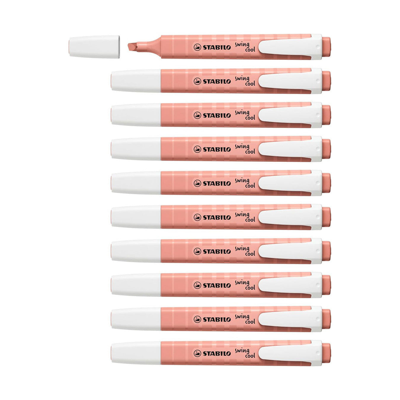 STABILO Swing Cool NatureCOLORS Highlighter - Sienna (10 PCS)
