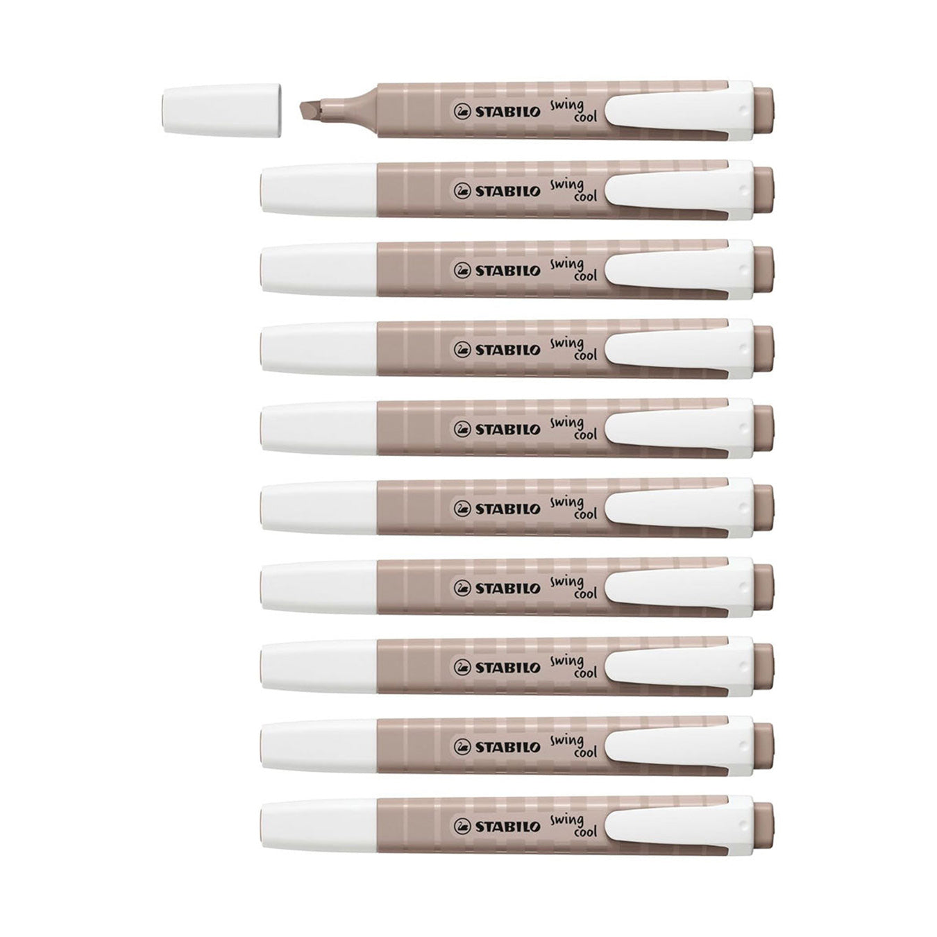 STABILO Swing Cool NatureCOLORS Highlighter – Warm Grey (10 PCS)