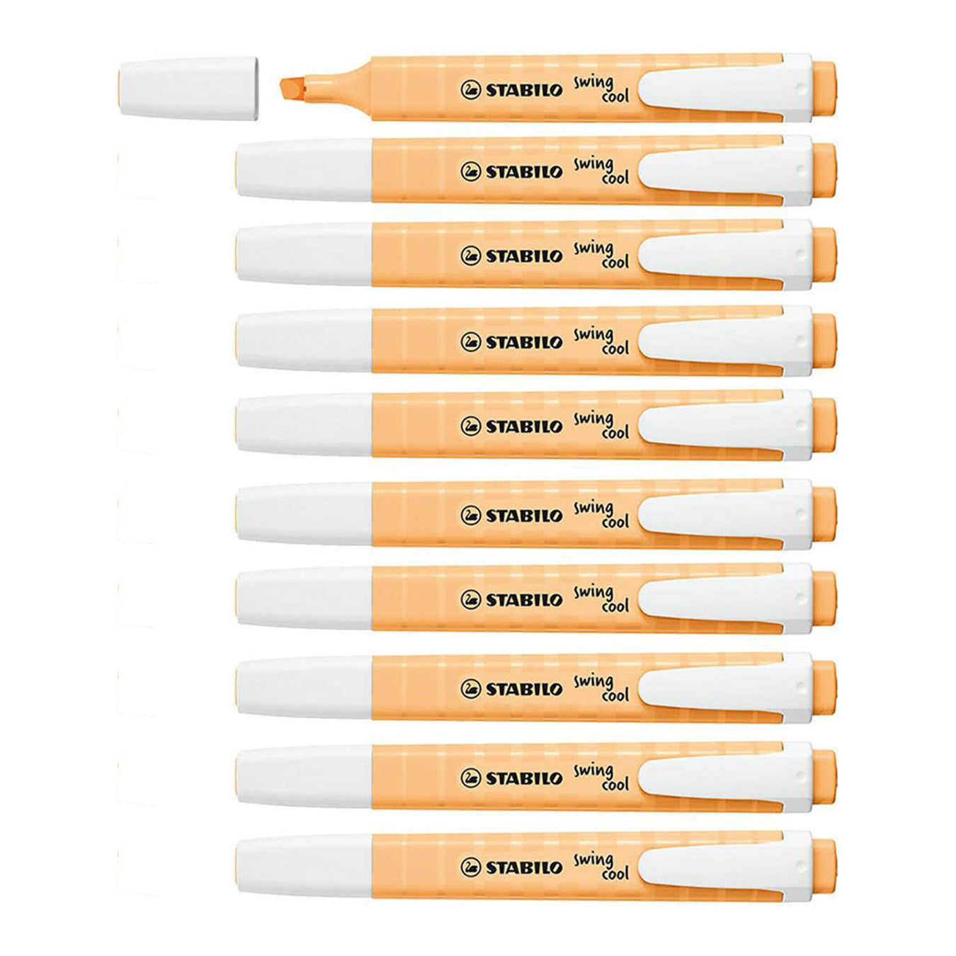 Stabilo | Swing Cool | Pastel | Orange | Pack Of 10Pcs | Highlighter Pen