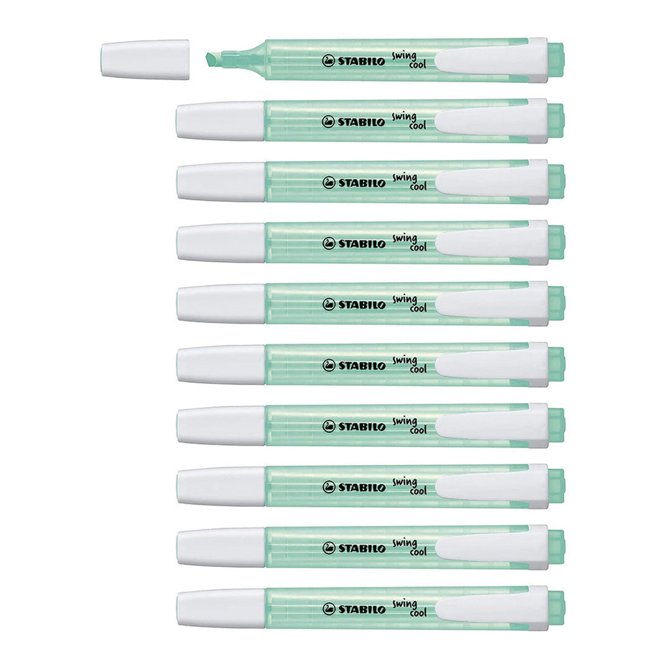Stabilo | Swing Cool | Turquoise | Pack Of 10Pcs | Highlighter Pen