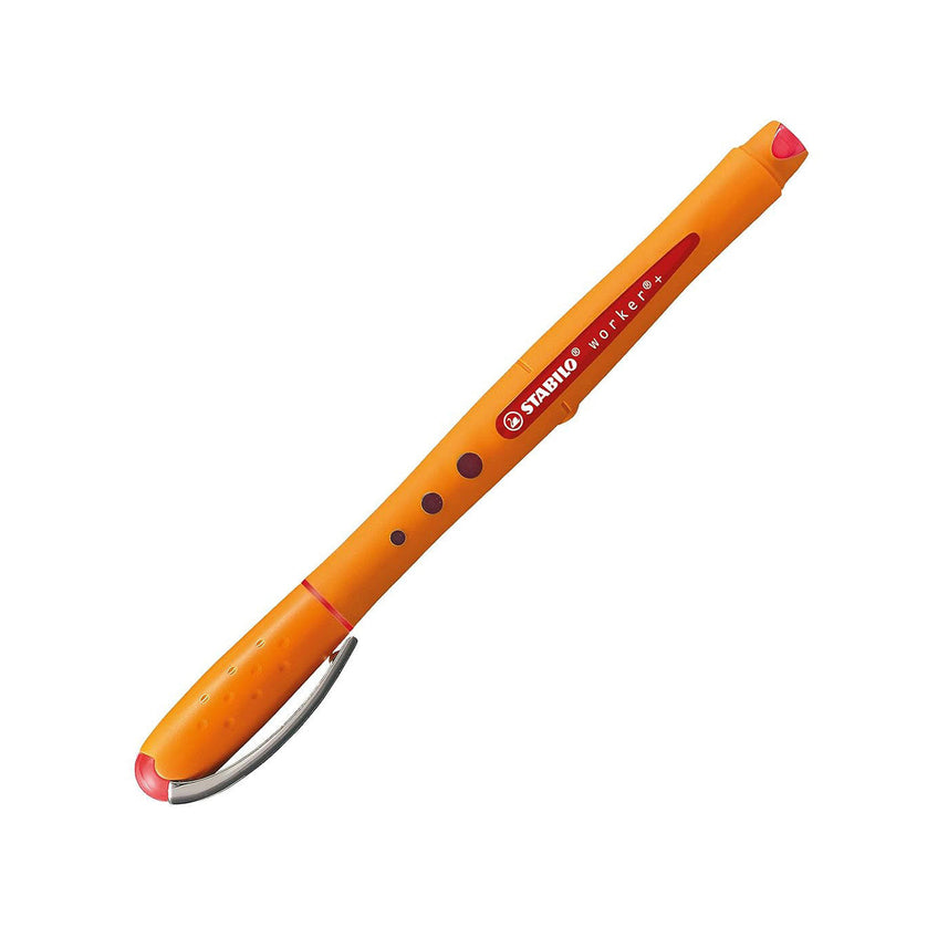 Stabilo | Worker+ | Roller Ball Pen | 0.5 mm | Red