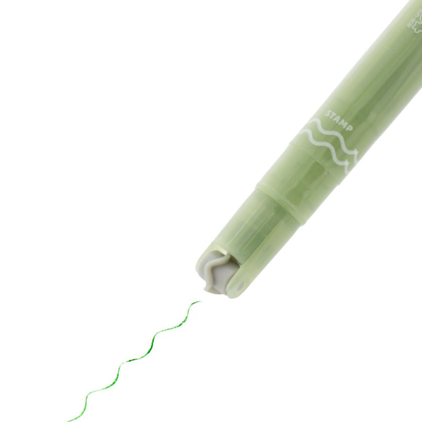 Sun Star Cororo Wave Roller Stamp Pen - SCOOBOO - Decoration tape