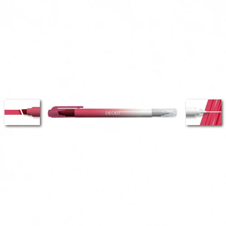 Sun Star Decot Double - ended Marker Color - changing Eraser Highlighter Pen - SCOOBOO - S4543327 - Highlighter