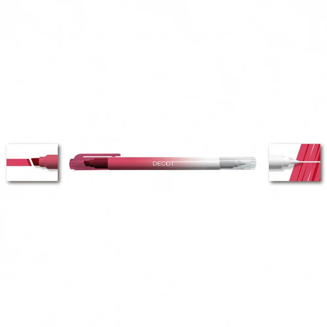 Sun Star Decot Double - ended Marker Color - changing Eraser Highlighter Pen - SCOOBOO - S4543327 - Highlighter