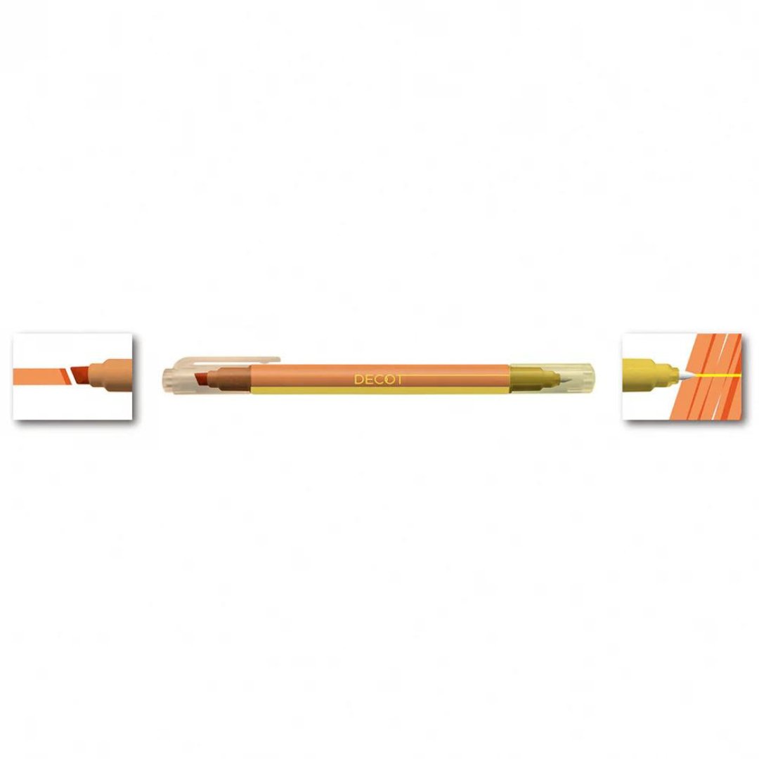 Sun Star Decot double - ended marker color - changing pen highlighter pen - SCOOBOO - S4543440 - Highlighter