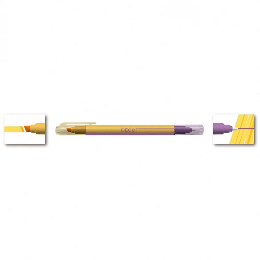 Sun Star Decot double - ended marker color - changing pen highlighter pen - SCOOBOO - S4543467 - Highlighter