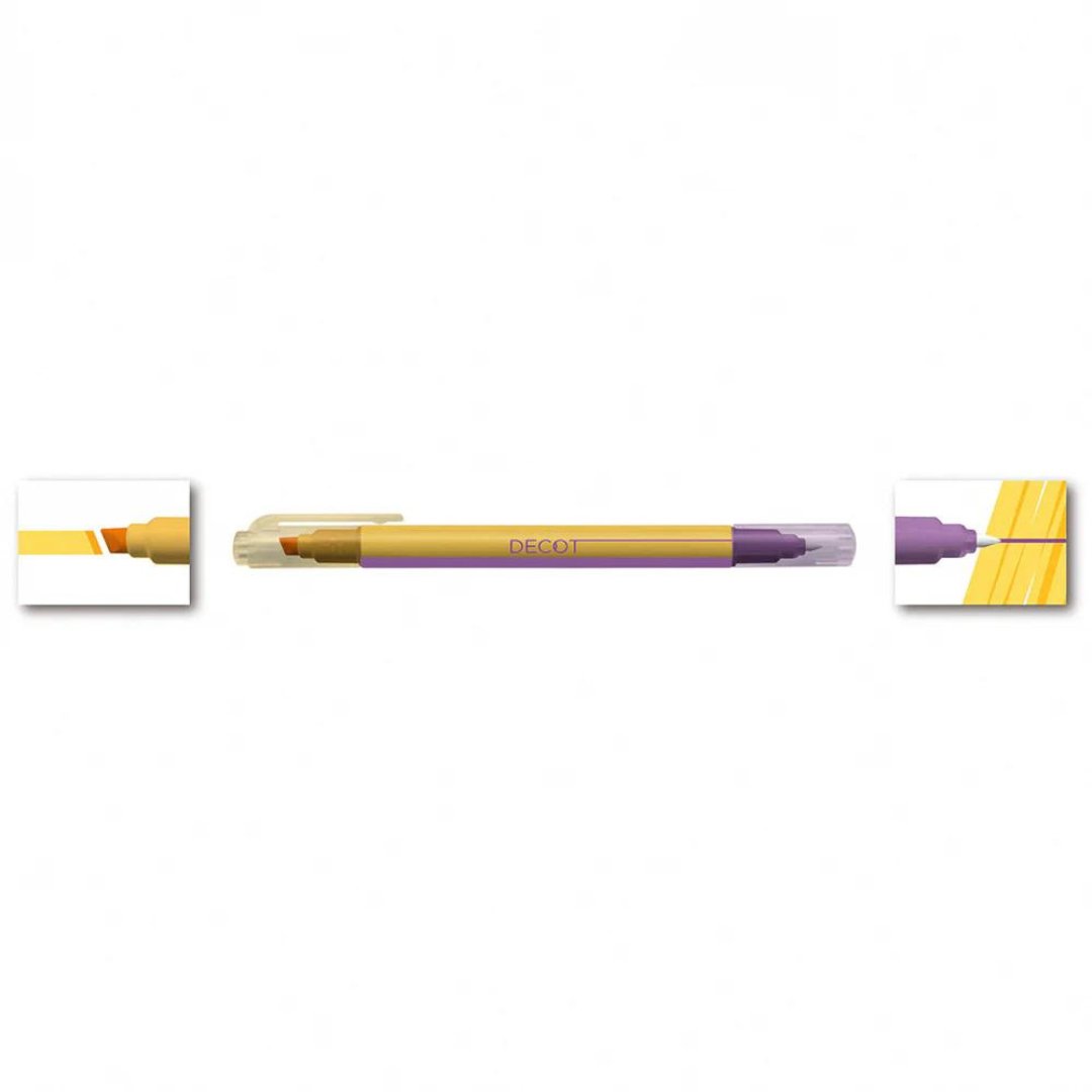 Sun Star Decot double - ended marker color - changing pen highlighter pen - SCOOBOO - S4543467 - Highlighter