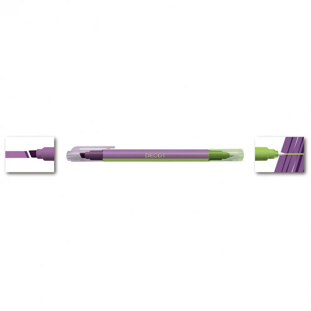 Sun Star Decot double - ended marker color - changing pen highlighter pen - INDOFUTURE - S4543475 - Highlighter