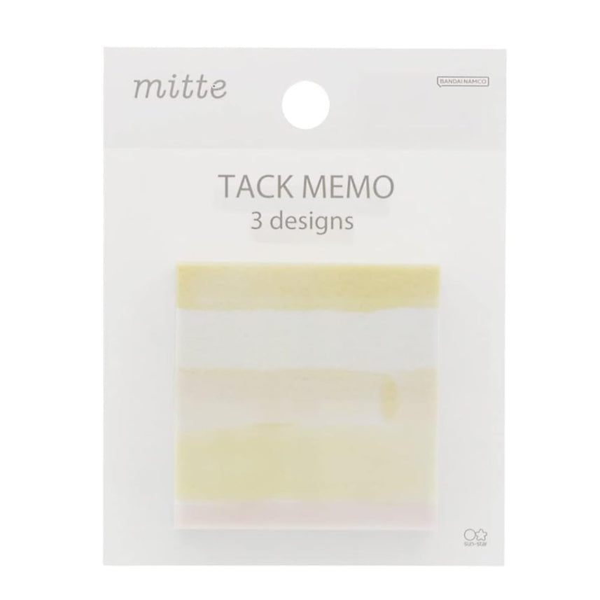 Sun-Star Mitte Square Block Sticky Notes-Cream Yellow - SCOOBOO - S2839040 - Sticky Notes