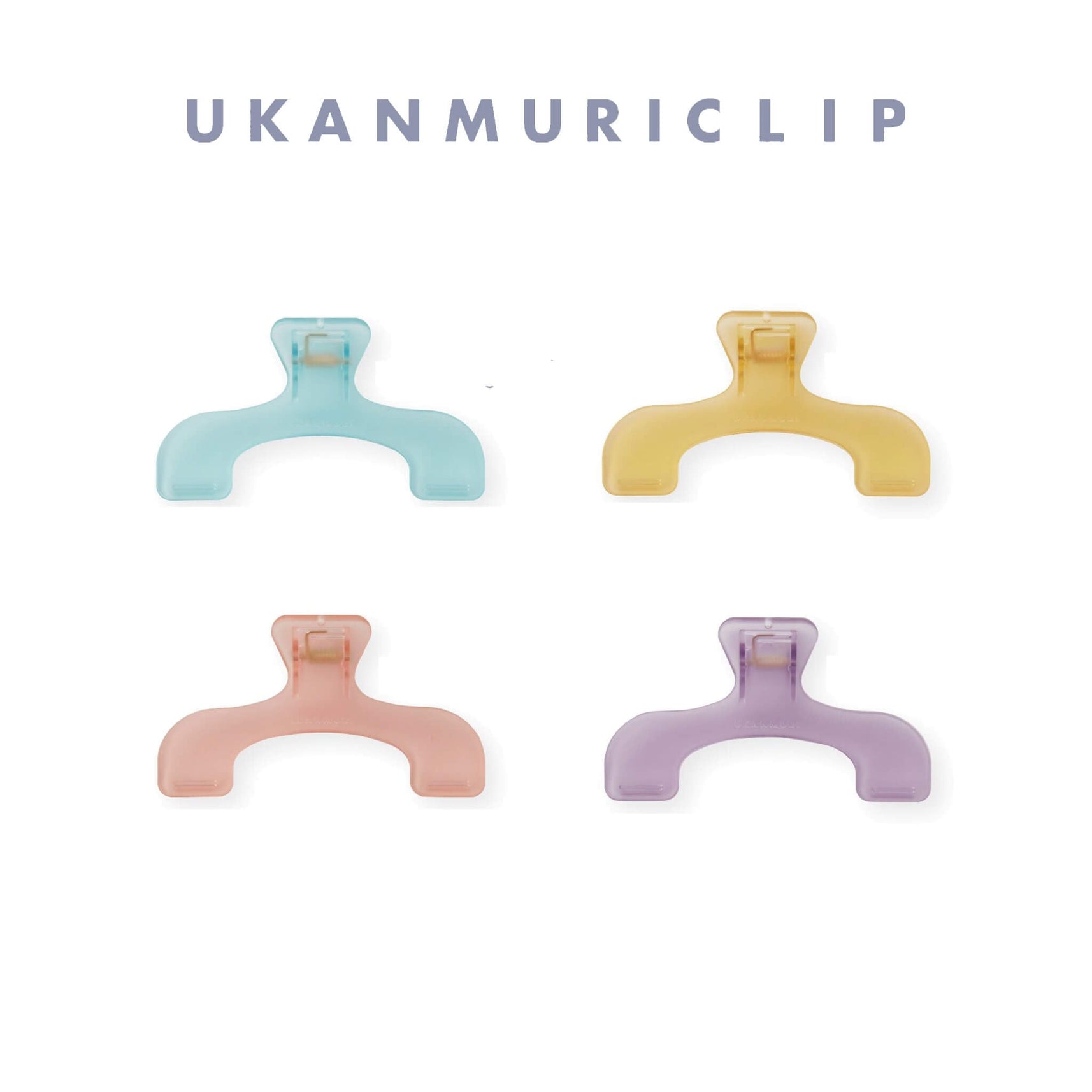 Sun-Star Ukanmuri U-shaped Clip Clear Color