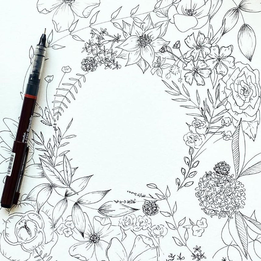 Rotring 0.1mm Line Thickness Tikky Graphic Fineliner with Black Pigmented Lightfast And Water Resistant Ink For Long Life Drawings, Sketching, Non-Refillable, 4 Pen Set