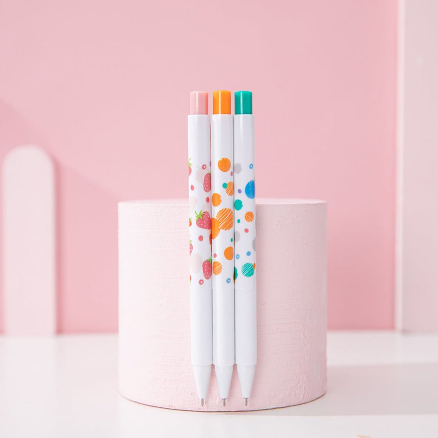 TURBO Gel Pen - Pack of 3 - Black Ink - INDOFUTURE - TURBO Pack of 3 - GEL PENS