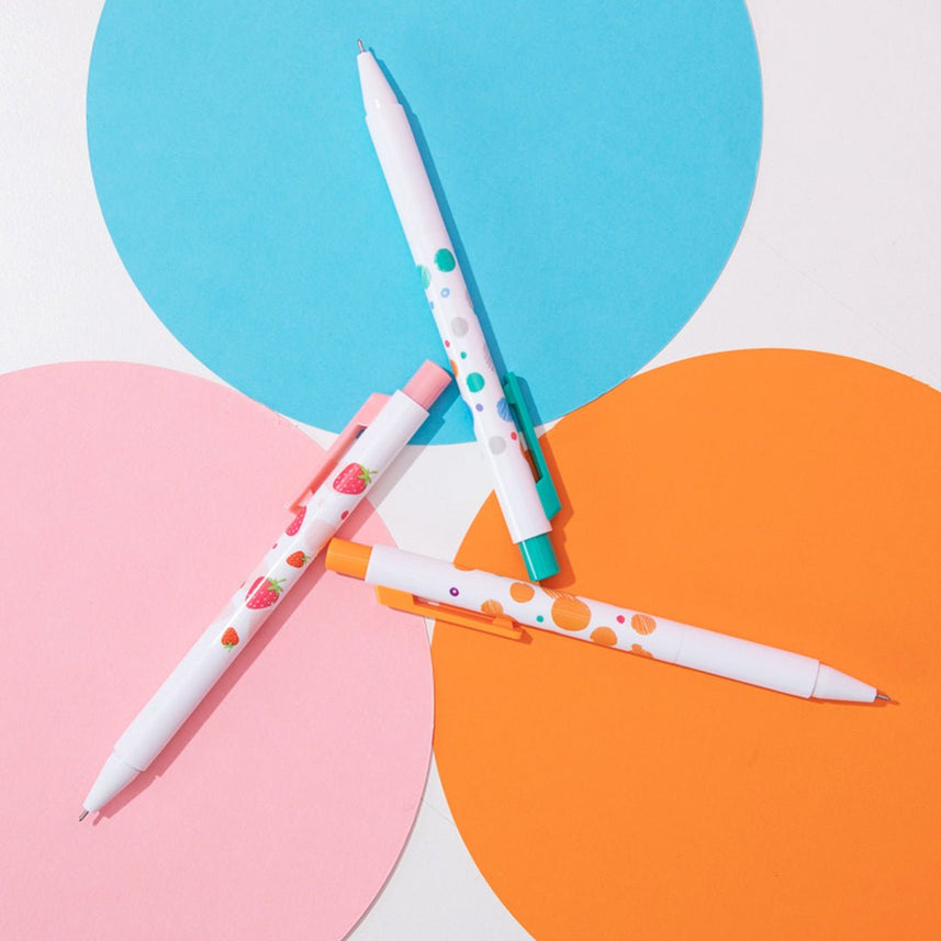 TURBO Gel Pen - Pack of 3 - Black Ink - INDOFUTURE - TURBO Pack of 3 - GEL PENS