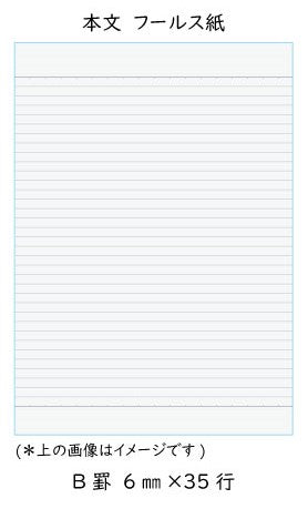 Tsubame Note | Notebook| Line Ruled | Semi B5 | 6mm