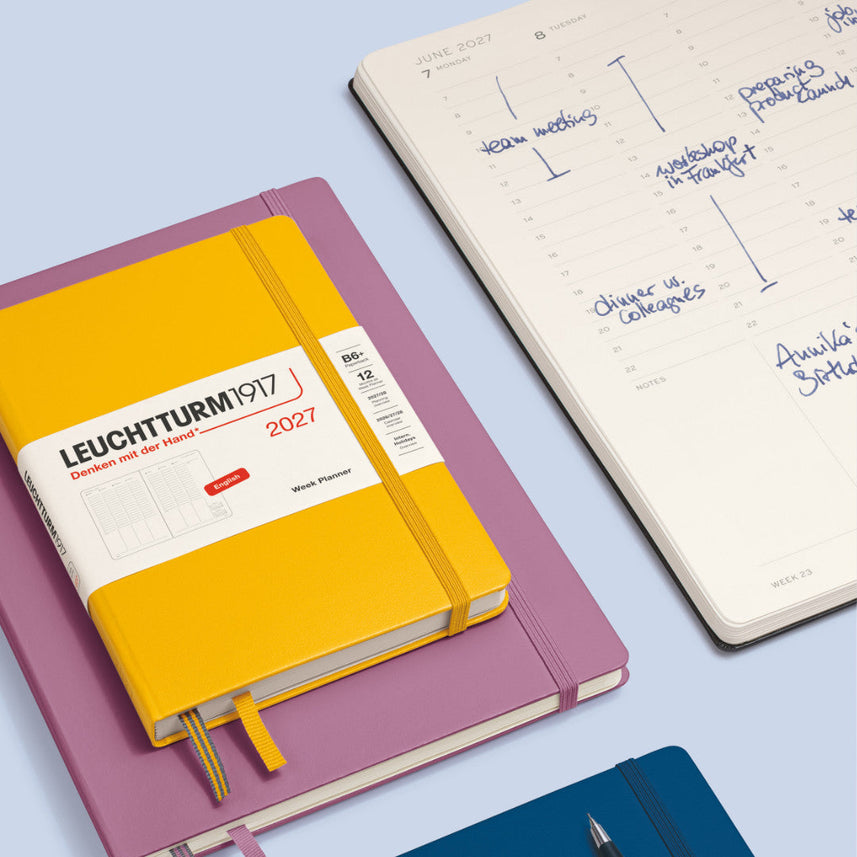 LEUCHTTURM1917 2027 Softcover Weekly Planner & Notebook Medium (A5) - Sage
