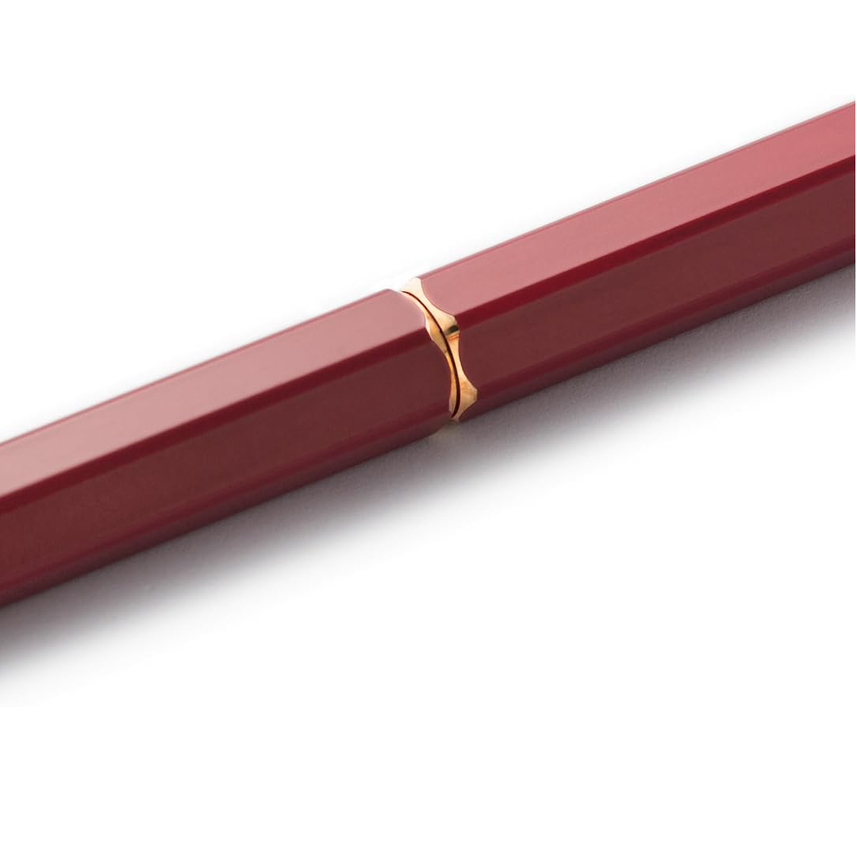 Ystudio Classic Revolve Portable Ballpoint Pen - Brass Red