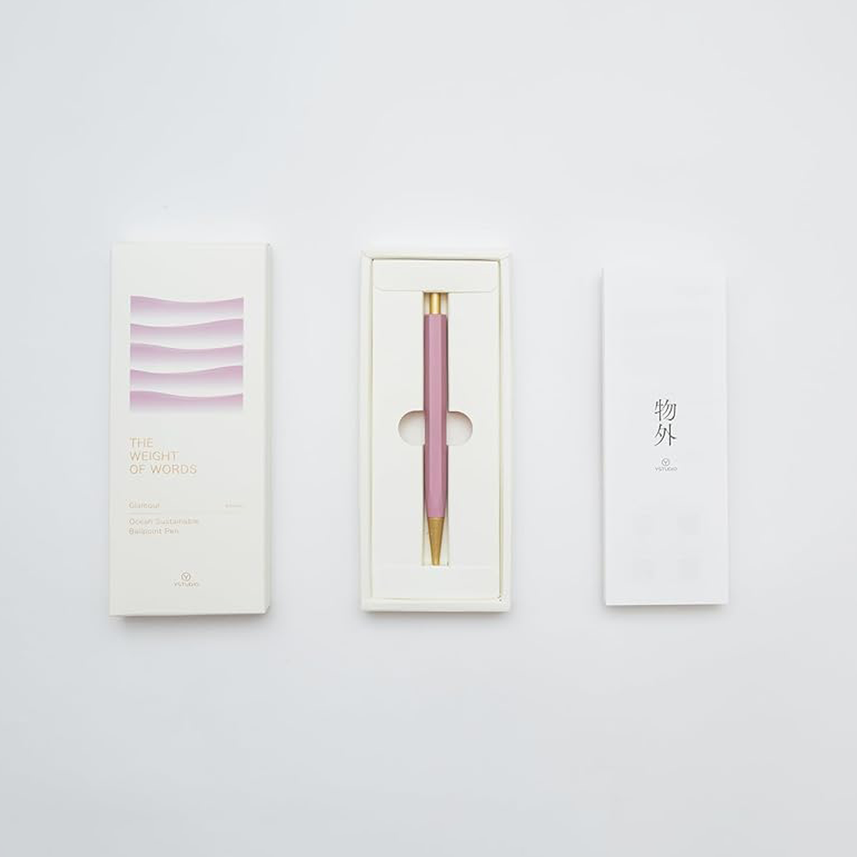 Ystudio Ballpoint Pen - Glamour Evolve, Ocean Sustainable in Evening Purple