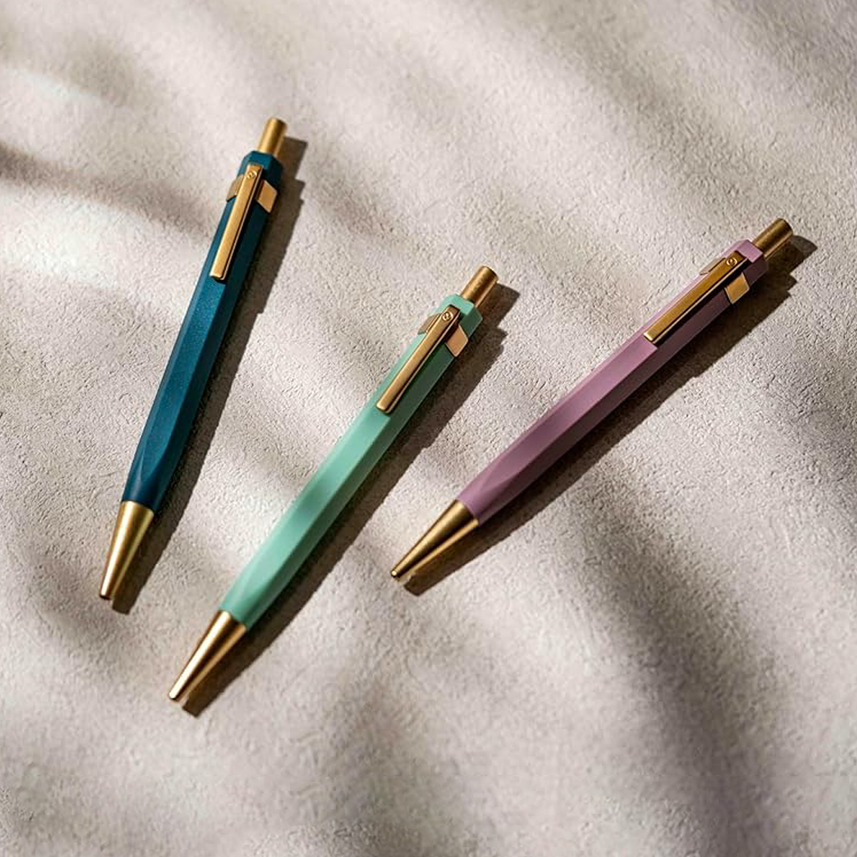 Ystudio Ballpoint Pen - Glamour Evolve, Ocean Sustainable in Evening Purple