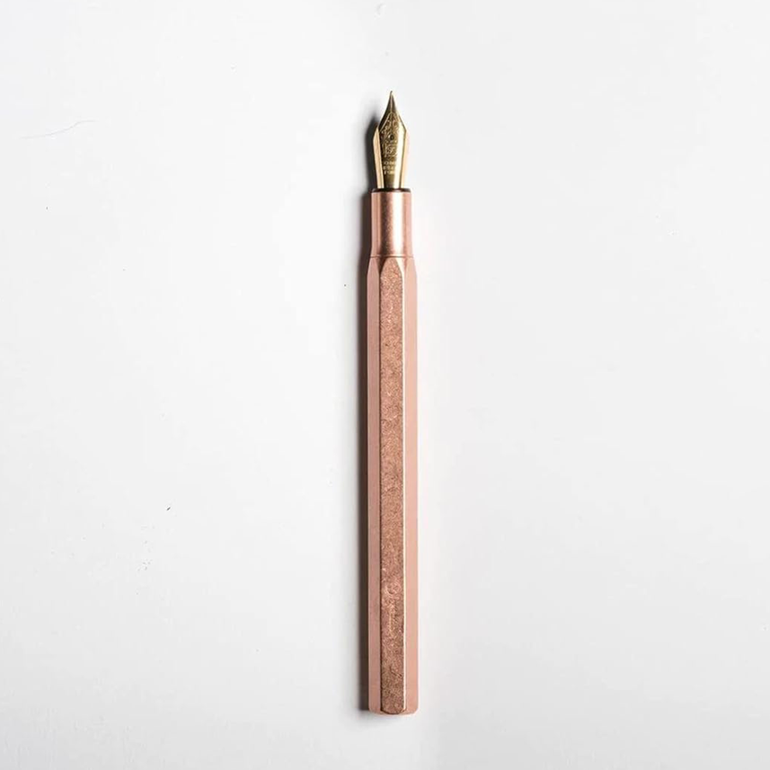 Ystudio Classic Revolve Desk Fountain Pen – Copper