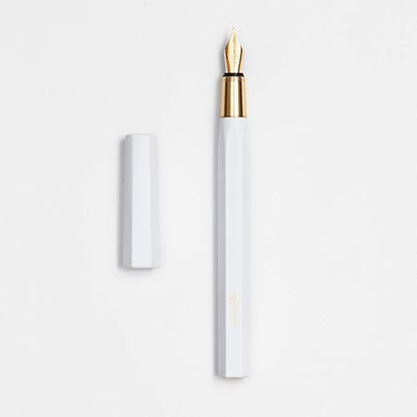 Ystudio Resin Series – Fountain Pen in White Colour | Medium Nib