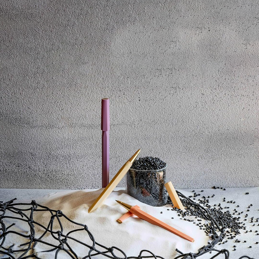 Ystudio | Glamour Evolve | Sustainable |  Rollerball Pen | Sunset Orange