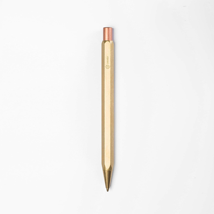 Ystudio | Mechanical Pencil | 0.7mm | Classic Revolve | Brass