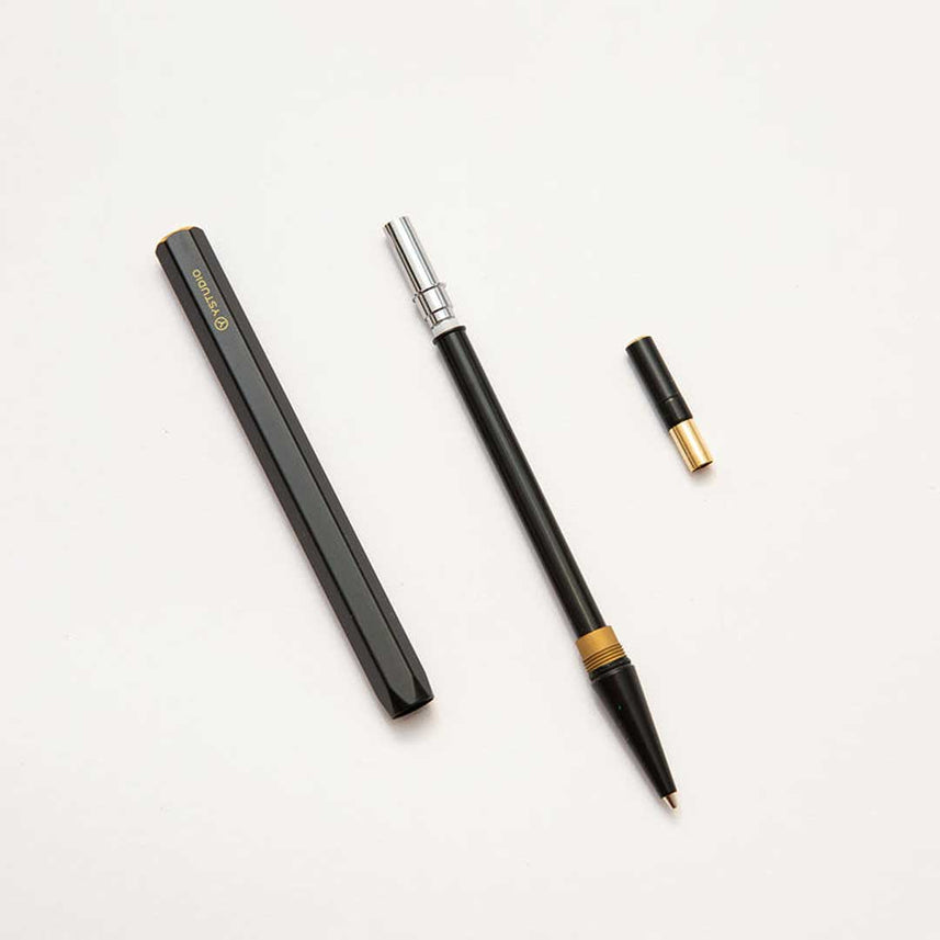 Ystudio Classic Revolve 0.7mm Mechanical Pencil Lite – Brass Black