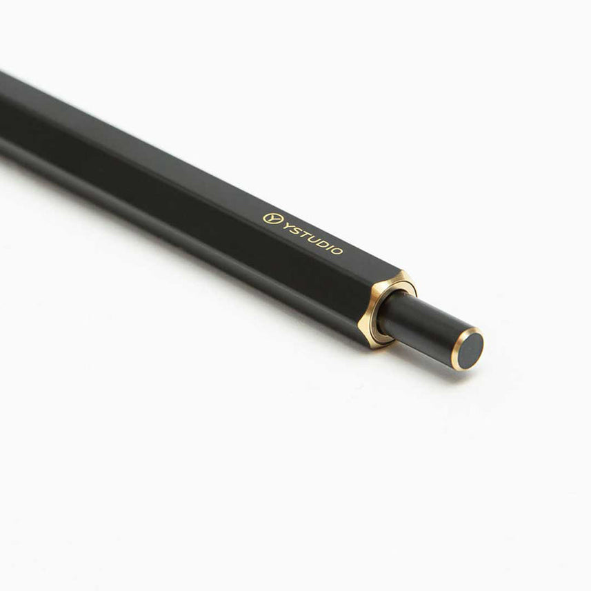 Ystudio Classic Revolve 0.7mm Mechanical Pencil Lite – Brass Black