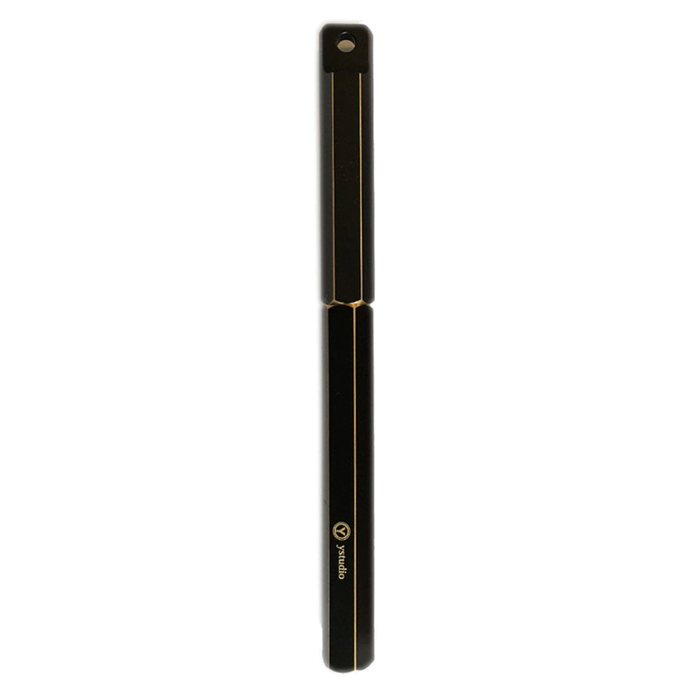 Ystudio Classic Revolve Portable Fountain Pen – Black Metal (Medium Nib)