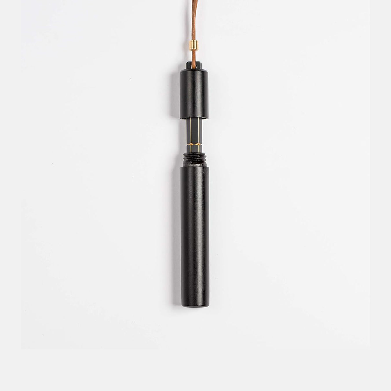 Ystudio Classic Revolve Portable Fountain Pen – Black Metal (Medium Nib)