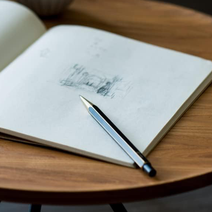 Ystudio | Sketching Pencil | Classic Revolve | Brass | 2 mm