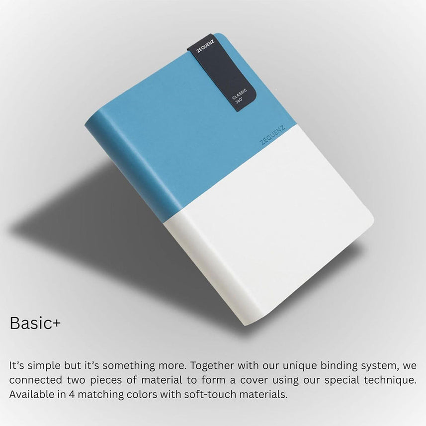 Zequenz Basic+ A6 Blank Notebook – Arctic Sky