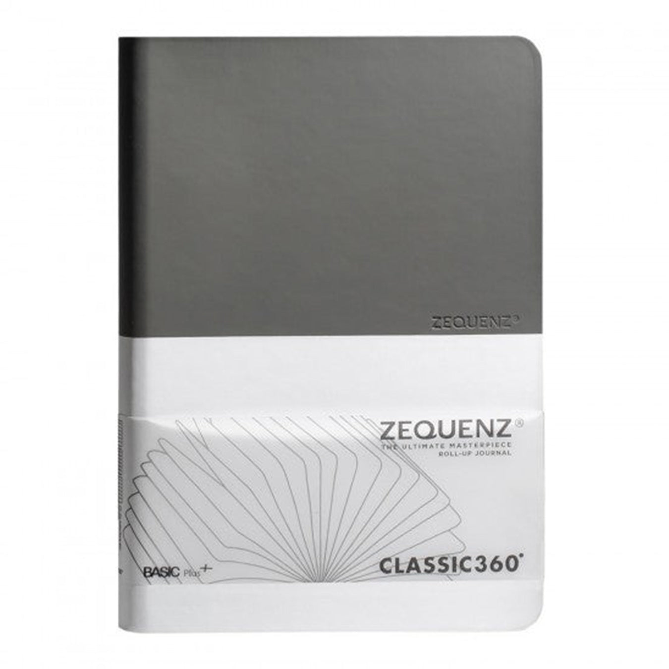 Zequenz Basic+ A5 Ruled and Blank Notebook - Grey-White