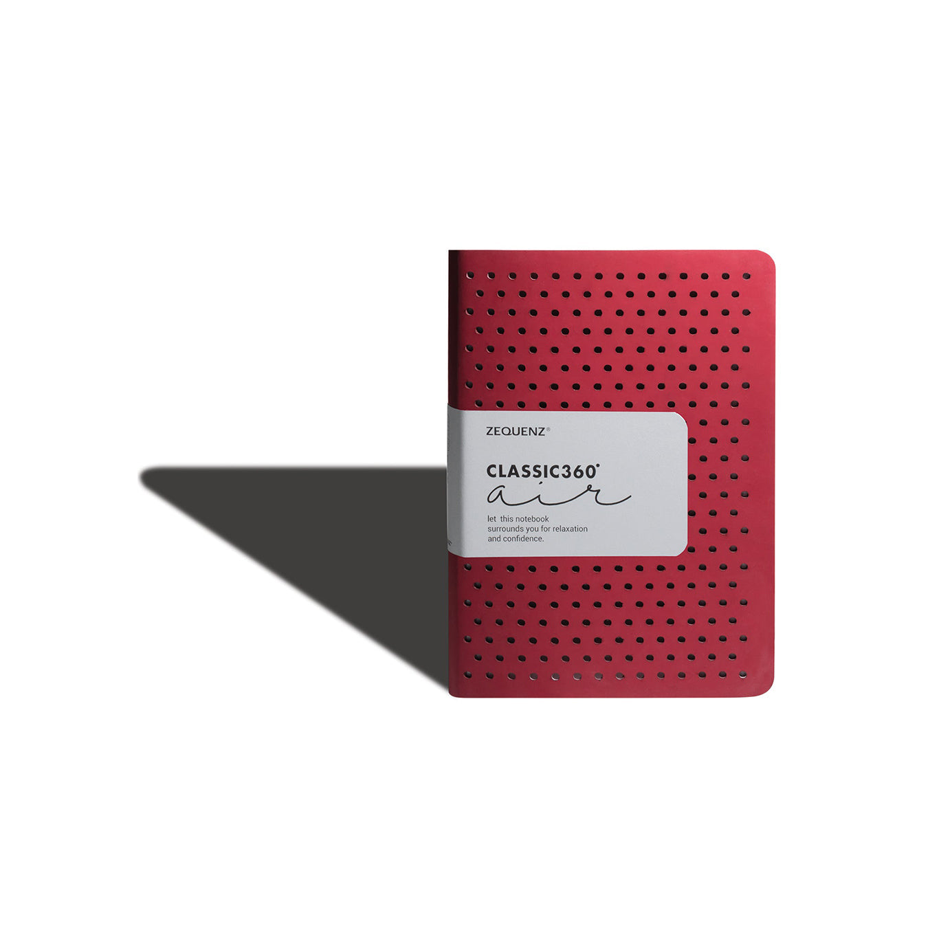 Zequenz Air A5 Dotted Notebook - Red
