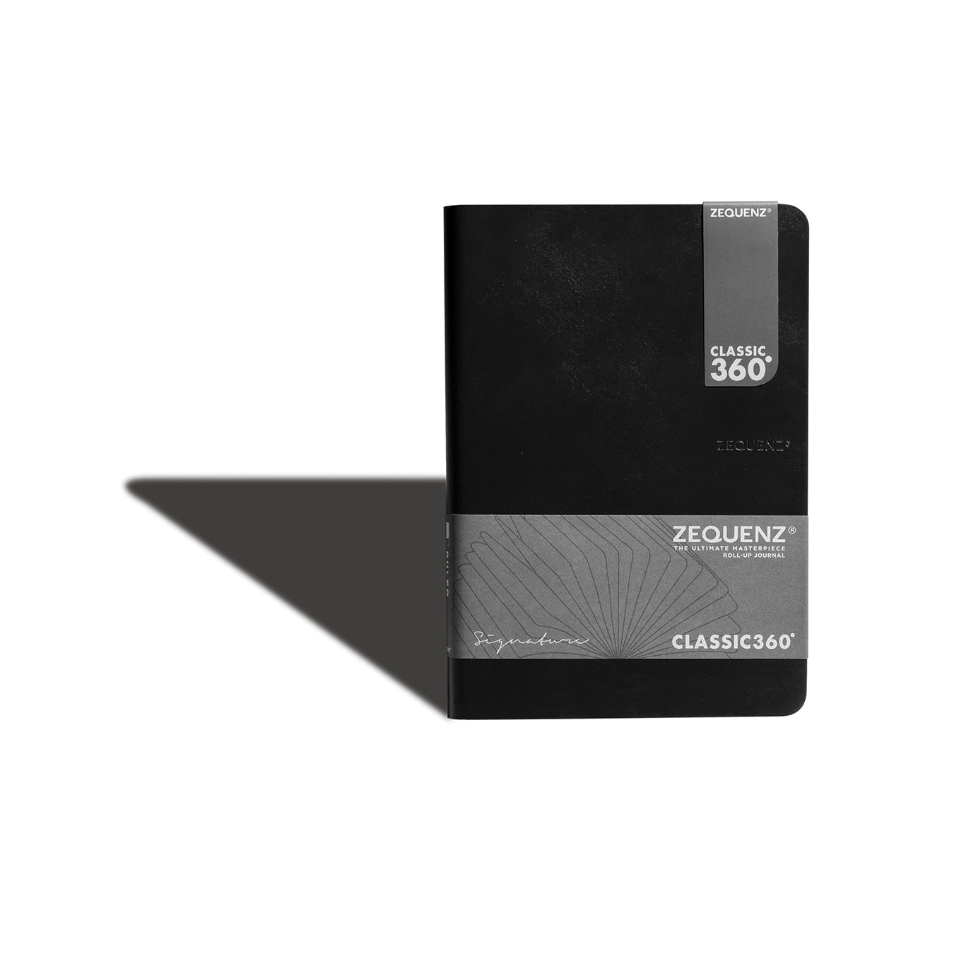 Zequenz Signature Classic A6 Ruled Notebook - Black