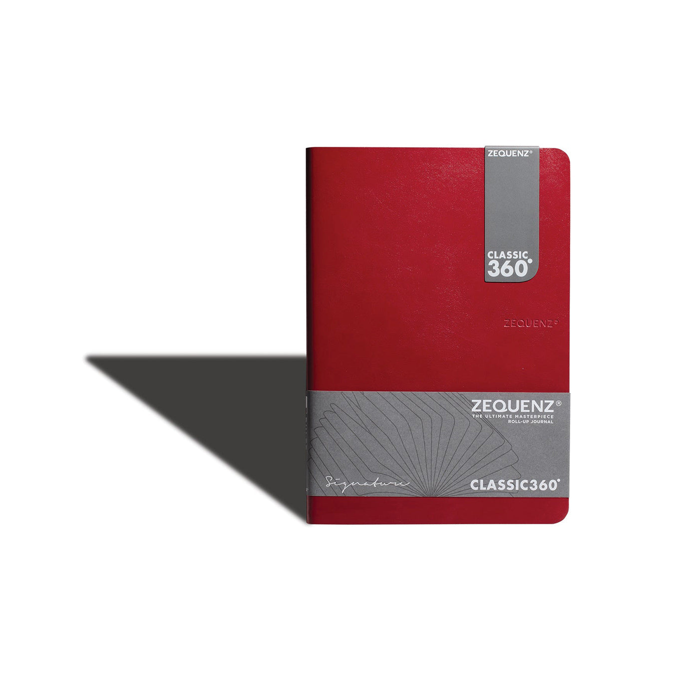 Zequenz Signature Classic A6 Ruled Notebook - Red