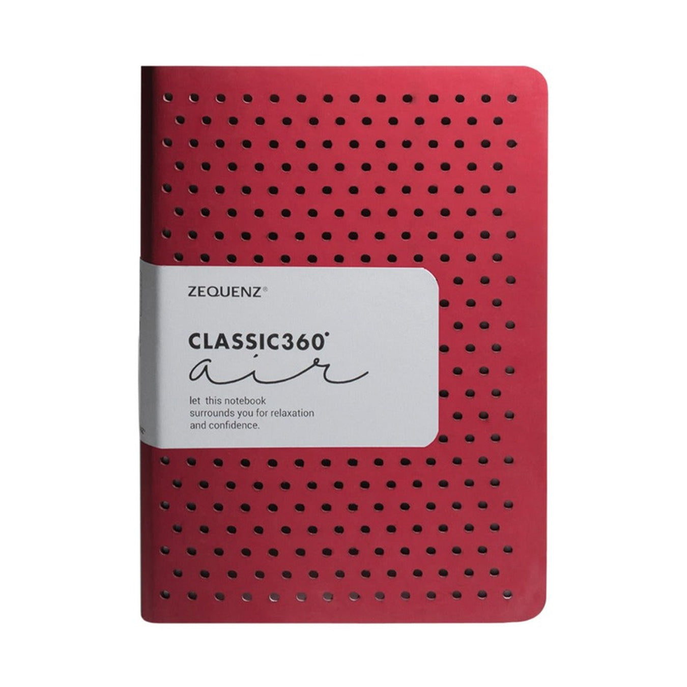 Zequenz Air A6 Dotted Notebook - Red