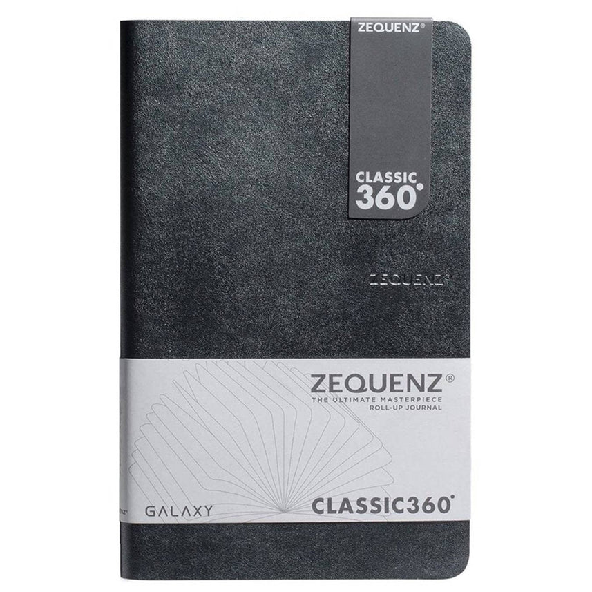 Zequenz Galaxy Series A5 Blank Notebook - Dark Grey