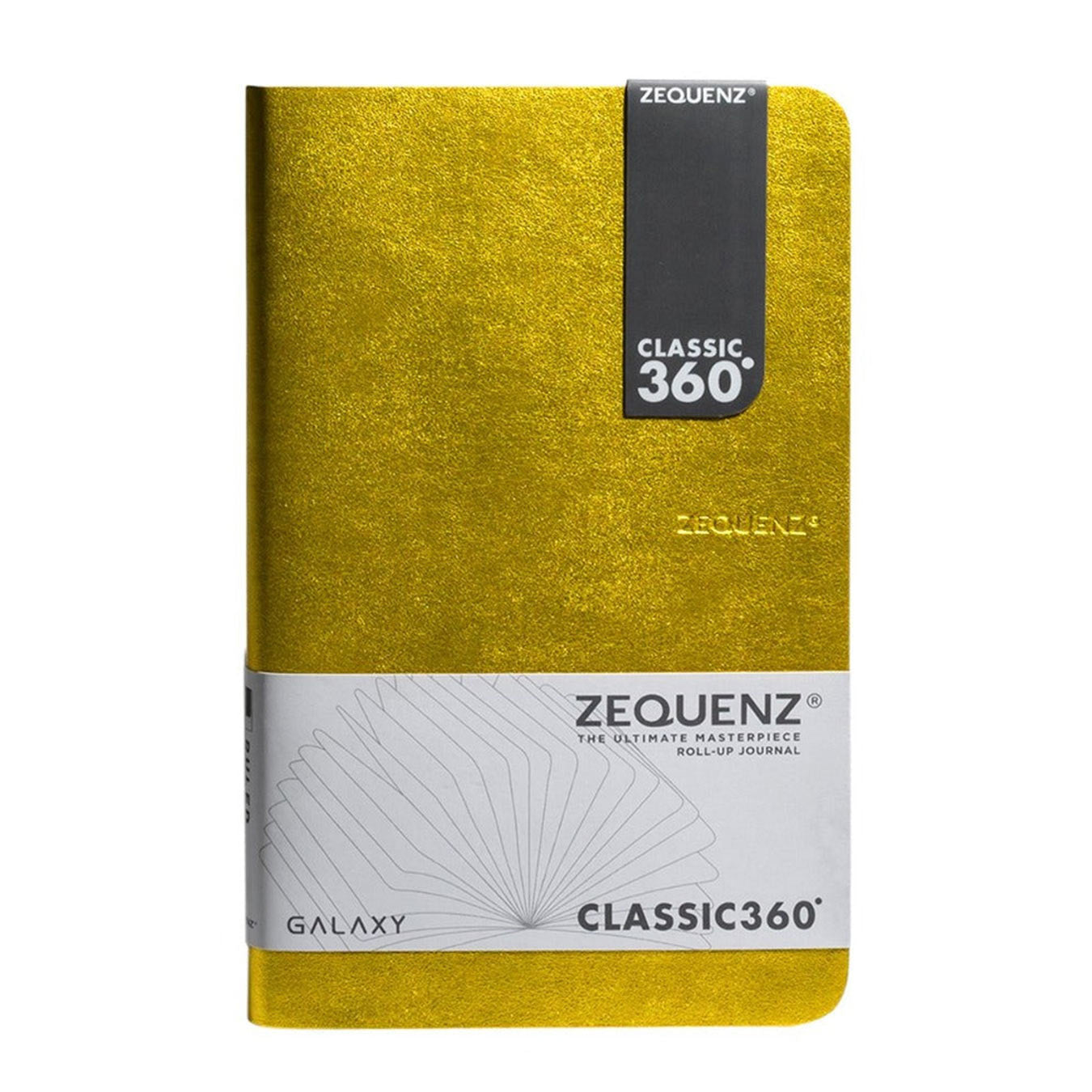 Zequenz Galaxy Series A5 Ruled Notebook - Matte Gold Edition