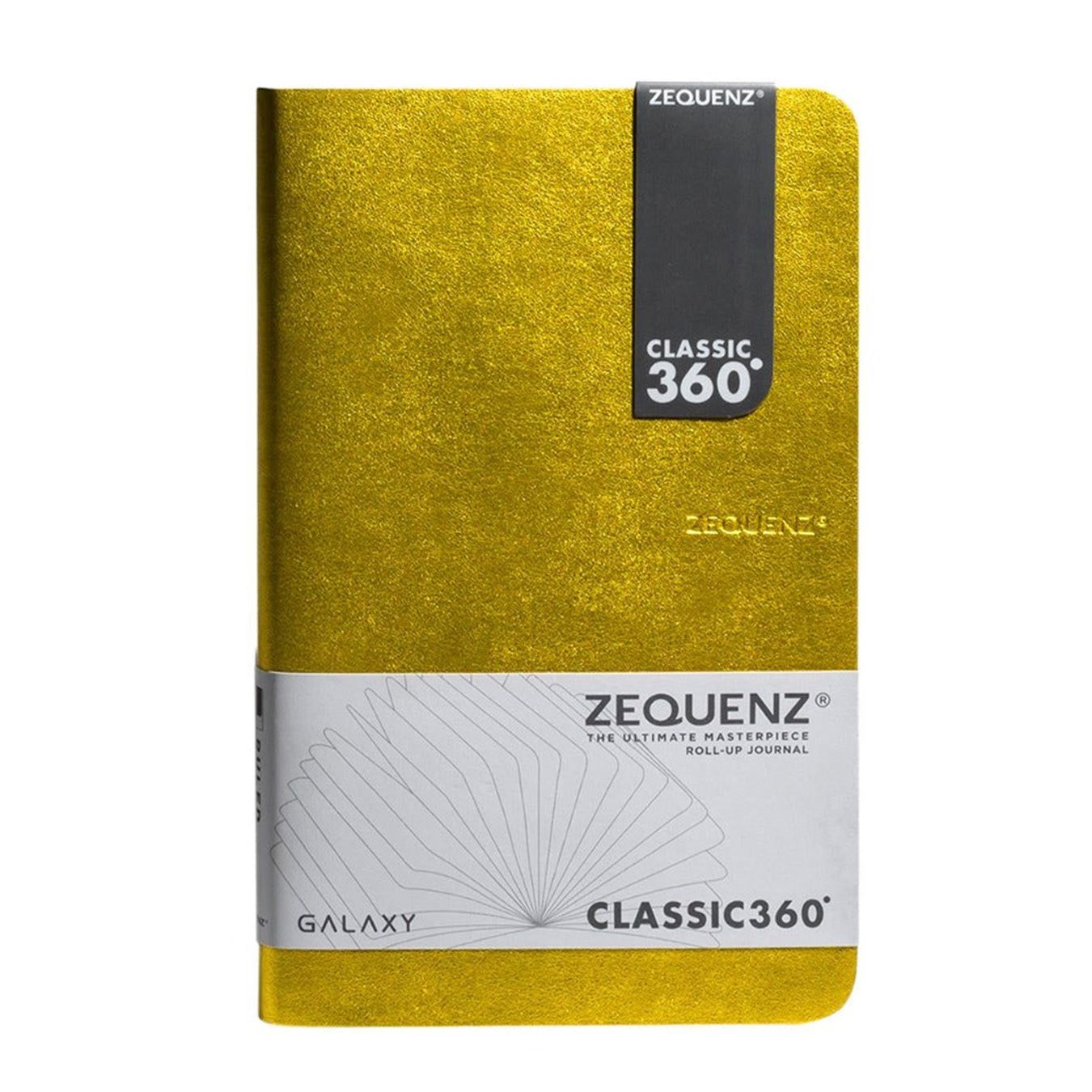 Zequenz Galaxy Series A5 Squared Notebook – Matte Gold Edition